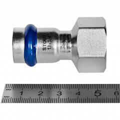 Переходник STOUT ВПр-ВР, 18 мм x 3/4 дюйма, из нержавеющей стали, SSS-2022-001834