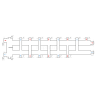 Коллектор с гидроразделителем дублер 4+3+1 контура 1 1/2" х 1" Millennium