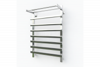 Водяной полотенцесушитель Эрато Квадрат 33 800х600 (с верхней полкой) 47413