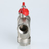 Кран шаровой VALTEC 1/2" ВР/ВР, с фильтром, бабочка (VT.294.N.04)