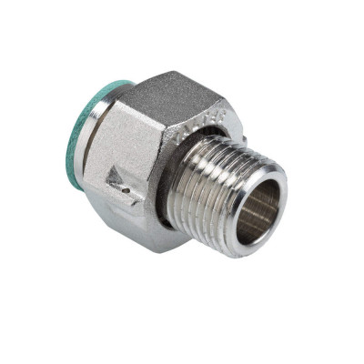 Полусгон для водосчетчика с накидной гайкой VALTEC 3/4", VTr.611.N.0005