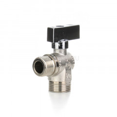Кран шаровой ELSEN угловой 3/4"×1/2" НН, ручка бабочка, EV90.3412
