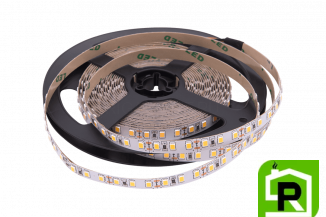 Лента светодиодная стандарт 2835, 120 LED/м, 12 Вт/м, 12В , IP20, Цвет: Теплый белый