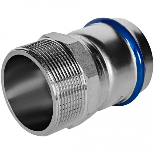 Переходник STOUT ВПр-НР, 54 мм x 2 дюйма, из нержавеющей стали, SSS-2021-000542