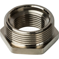 Футорка STOUT 1 1/2"×1", никелированная, SFT-0029-001121