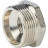 Футорка 2"х1/2", никелированная STOUT SFT-0029-000212