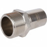 Вставка переходная НПр-НР 35х1 1/4" из стали нержавеющей, прессовой ROMMER