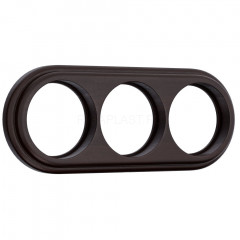 Рамка на 3 поста Werkel (венге) (RAMKA 03 WL15 M8) W0035226