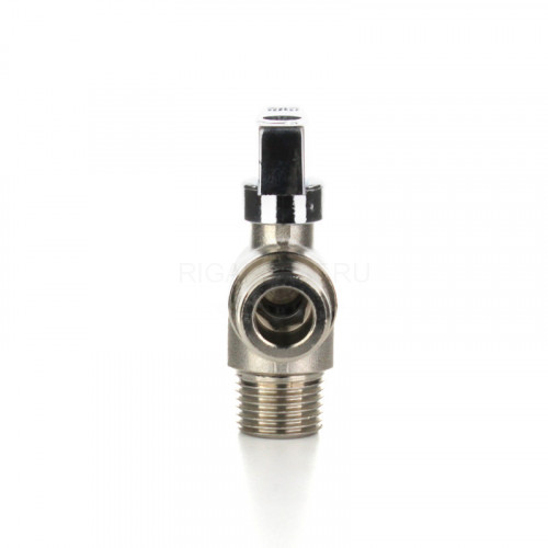Кран шаровой ELSEN угловой для стиральных машин 1/2"×1/2" НН, ручка бабочка, EV90.1212