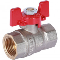 Кран шаровой ВР/ВР 1/2", ручка бабочка ROMMER