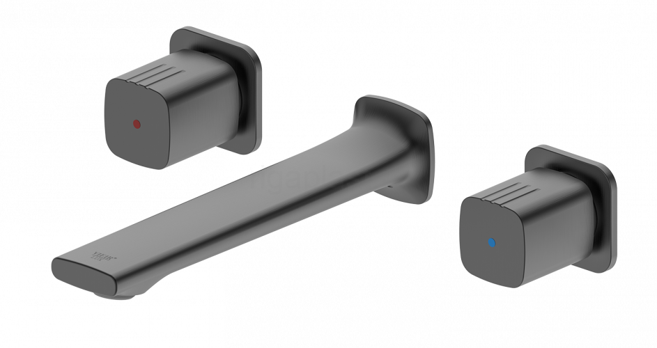 Смеситель для раковины ViEiR V473013-G, скрытый монтаж, графит