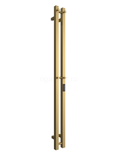 Полотенцесушитель электрический ДВИН X-2 plaza neo 120/8, золотой матовый, с диммером, арт. 4657801241031