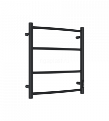 Полотенцесушитель электрический ДВИН R neo 60/50, черный матовый, с диммером, арт. 4656759179342