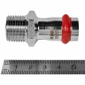 Переходник ROMMER НР 15 мм x 1/2" из нержавеющей стали, RSS-0021-001512