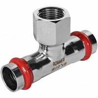 Тройник-переходник ROMMER ВР 18 мм x 1/2" из нержавеющей стали, RSS-0015-001812