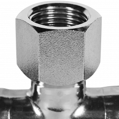Тройник-переходник ROMMER ВР 18 мм x 1/2" из нержавеющей стали, RSS-0015-001812