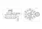Оголовок ОСПБ 110-133/32 Джилекс