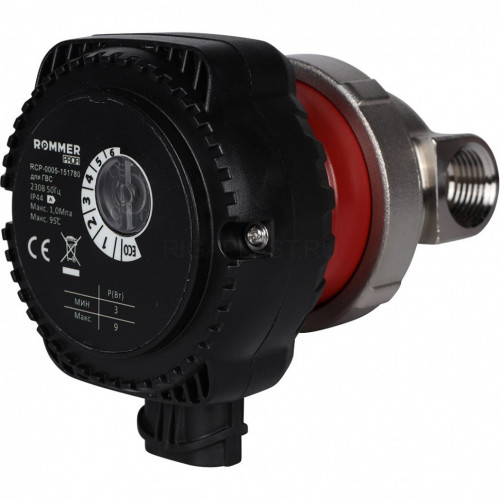 Насос циркуляционный ROMMER Profi COMFORT для ГВС 1/2"