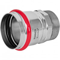 Переходник ВПр-НР 76,1х2 1/2" из стали нержавеющей, прессовой ROMMER RSS-1021-076212