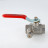 Кран шаровой VALTEC 1/2" ВР/ВР, с дренажом и воздухоотводчиком, рычаг (VT.245.N.04)