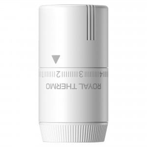 Термоголовка жидкостная Royal Thermo Design М30х1,5 (белый)  (НС-1697762)