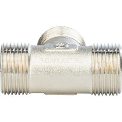Тройник STOUT НН 1"×1"×1", никелированный, SFT-0018-000111