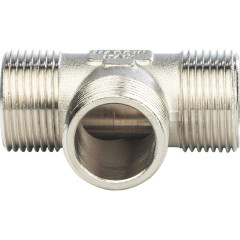 Тройник STOUT НН 1"×1"×1", никелированный, SFT-0018-000111