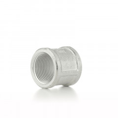 Муфта равнопроходная ELSEN ВВ 1/2", латунь с оловянным покрытием (TIN), EBF16.12T