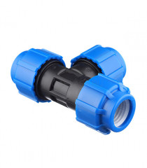 Тройник 40 ПНД Политэк 50050040