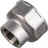 Муфта переходная ВВ 1/2" х 3/8", никелированная Millennium XMFF1238