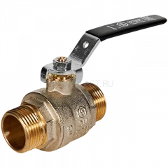 Кран шаровой полнопроходной STOUT 3/4", НР/НР, ручка «рычаг», SVB-0005-200020