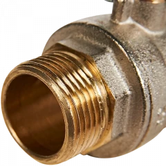 Кран шаровой полнопроходной STOUT 3/4", НР/НР, ручка «рычаг», SVB-0005-200020