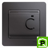 Терморегулятор для теплого пола, Графит(в сборе), серия Glossa, Schneider Electric
