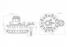 Оголовок ОСПБ 133-160/40 Джилекс
