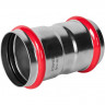Муфта равнопроходная ВПр 88,9 из стали нержавеющей, прессовой ROMMER RSS-1017-000088