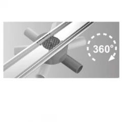 Душевой лоток ViEiR 500 мм, серый, DL50-360