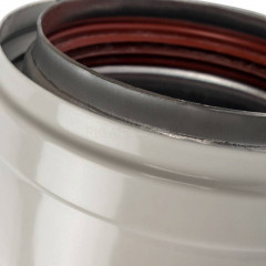 Элемент дымохода 80/100 труба 1000 мм утепленная STOUT