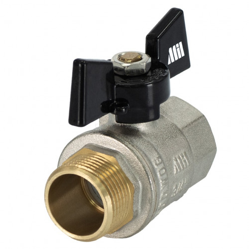 Кран шаровой ВН 3/4", бабочка Millennium