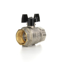 Полнопроходной ELSEN шаровой кран, 1/2" ВВ, ручка бабочка, EV12.2200