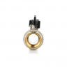 Полнопроходной ELSEN шаровой кран, 1/2" ВВ, ручка бабочка, EV12.2200