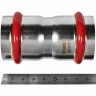 Муфта равнопроходная ROMMER 42 мм из нержавеющей стали, RSS-0017-000042