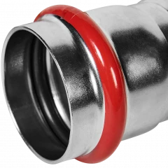 Муфта равнопроходная ROMMER 42 мм из нержавеющей стали, RSS-0017-000042