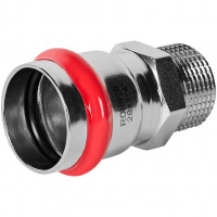 Переходник ROMMER ВПр-НР 28 мм x 3/4" из нержавеющей стали, RSS-1021-002834
