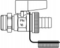 Кран шаровой Optiflex KFE DN 15, 1/2" НР, ручка с ограничителем Oventrop