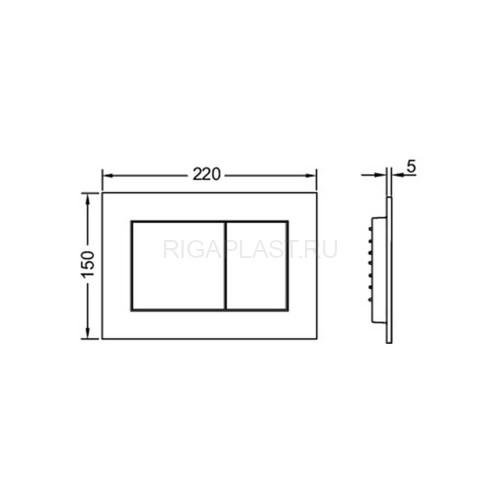 Инсталляция ТЕСЕ TECEbase 2.0 9400414 + унитаз торнадо Grossman GR-4455SQ + встраиваемый гигиенический душ HL62206-C