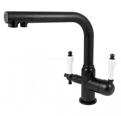 Смеситель для кухни Vincent Black Marble с подачей фильтрованной воды KAISER 31144-2