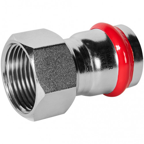 Переходник ROMMER ВПр-ВР 28 мм x 1" из нержавеющей стали, RSS-1022-000281