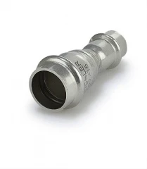 Муфта двухраструбная пресс 42х35 из нержавеющей стали ZEISSLER ZTI.503.004235