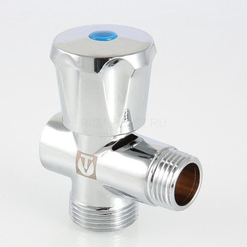 Вентиль-тройник бытовой 1/2" х 3/4" х 1/2" VT.255.N.04