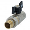 Кран шаровой с американкой 1/2", бабочка Millennium